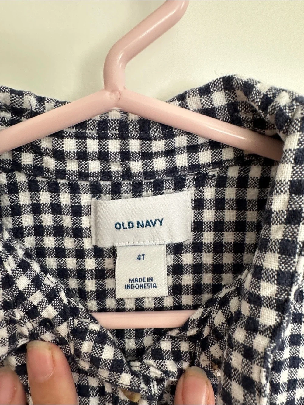 Old Navy sleeveless gingham